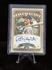 2025 Topps Museum Collection Retrospective Signatures Robin Yount #RS-RY card
