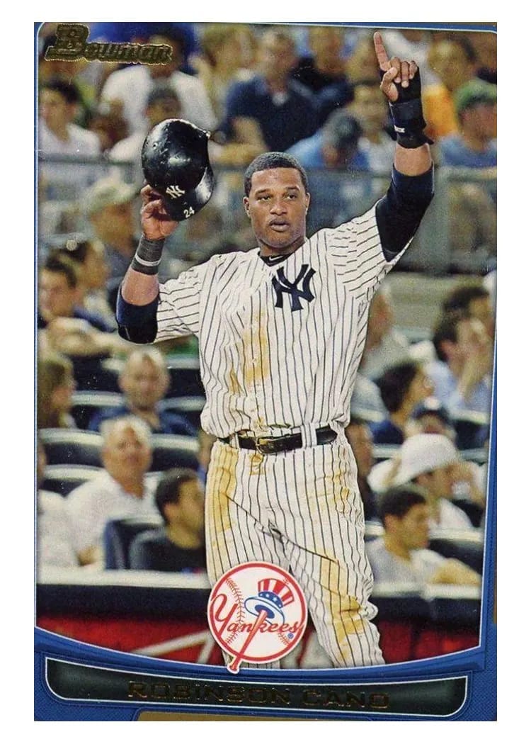 2012 Bowman Robinson Cano #22 card