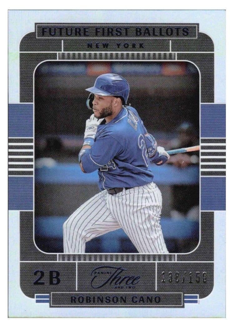2022 Panini Three and Two Future First Ballots Robinson Cano #FFB-9 card