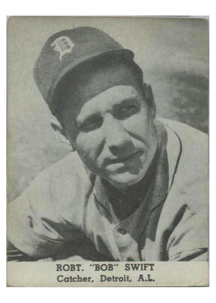 1947 Tip Top Bread Robt. 'Bob' Swift card