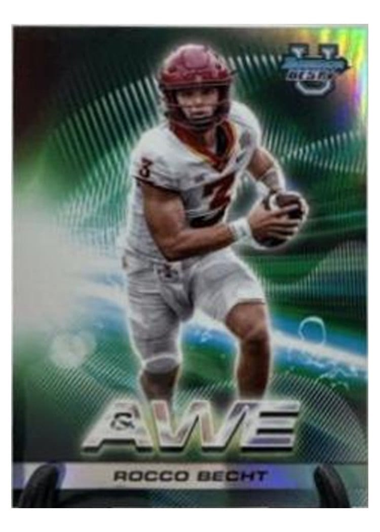 2024 Bowman University Best Shock & Awe Set Rocco Becht #SA-17 card