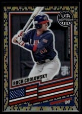 2026 Panini Stars and Stripes Prizm USA Roch Cholowsky #81 card
