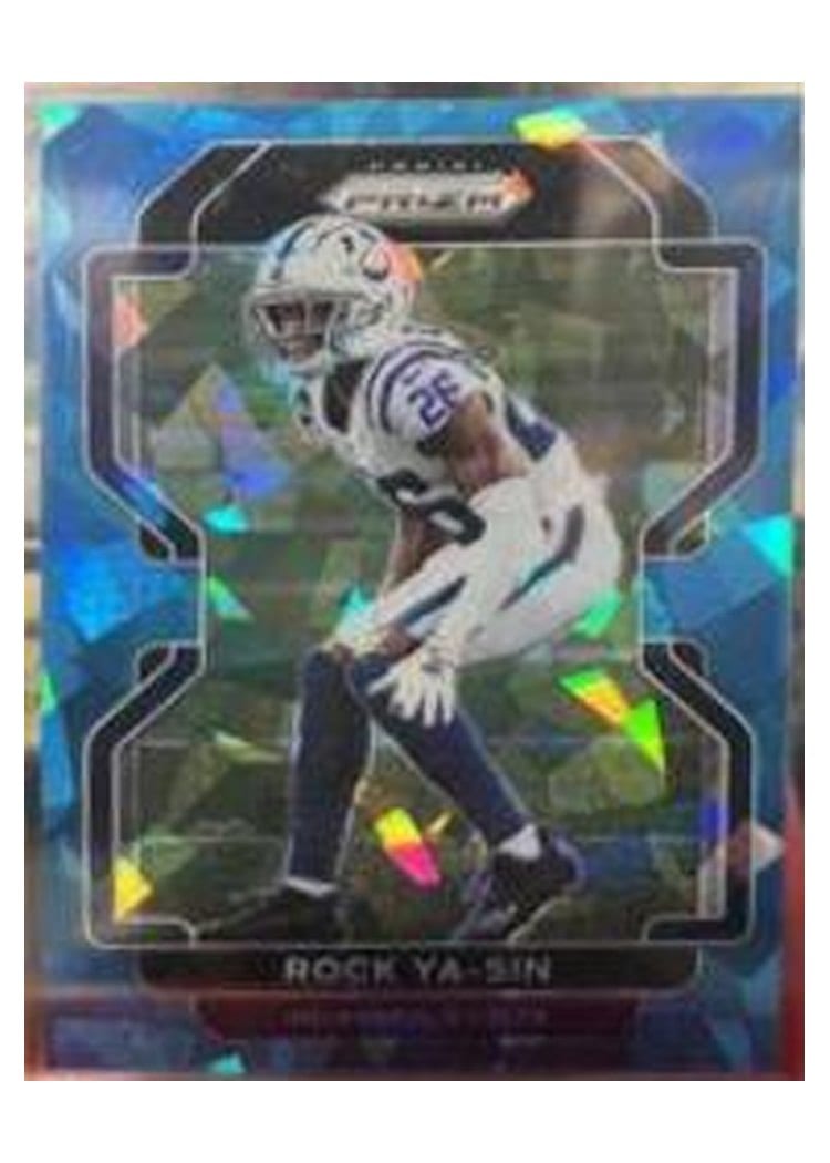 2021 Panini Prizm Base Set Rock Ya-Sin Blue Ice Prizm #28