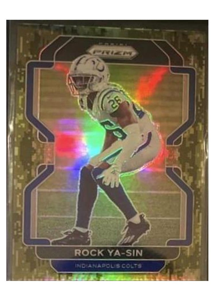 2021 Panini Prizm Base Set Rock Ya-Sin #28 card
