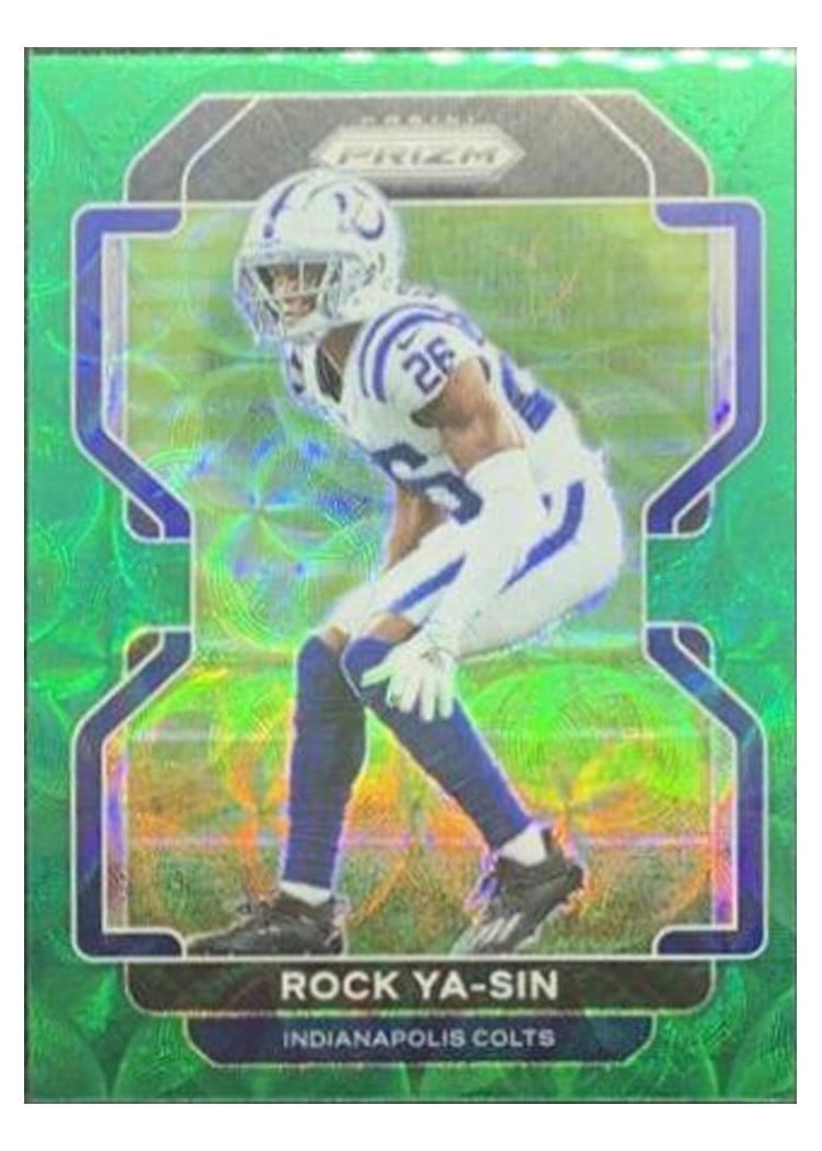 2021 Panini Prizm Base Set Rock Ya-Sin #28 card