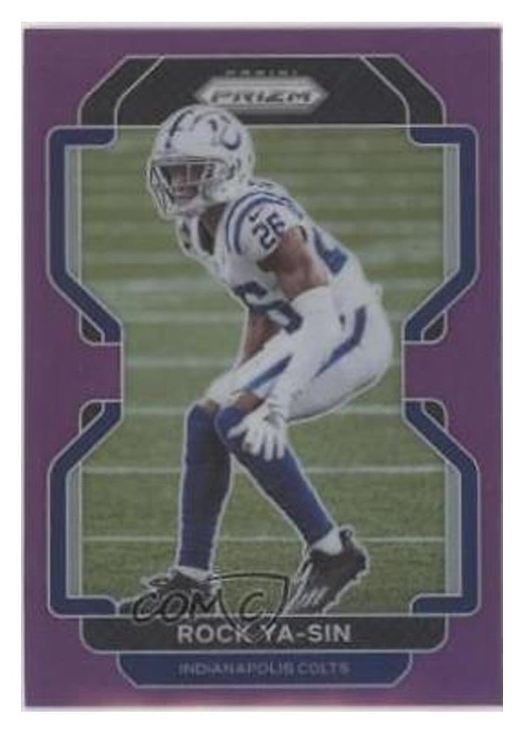 2021 Panini Prizm Base Set Rock Ya-Sin #28 card