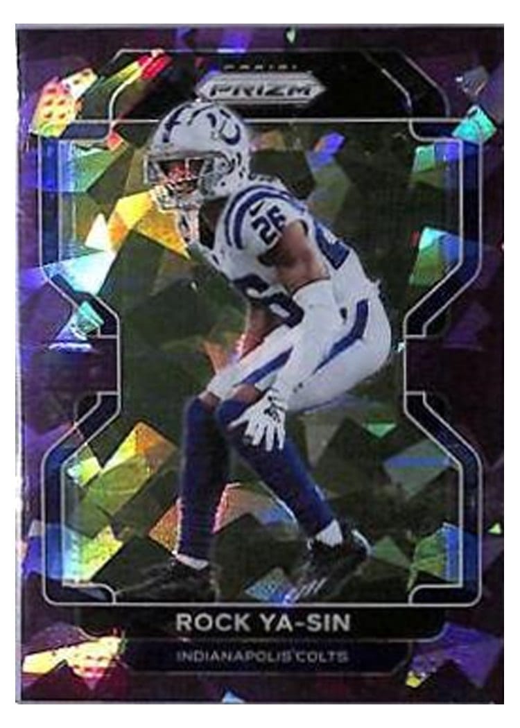 2021 Panini Prizm Base Set Rock Ya-Sin #28 card