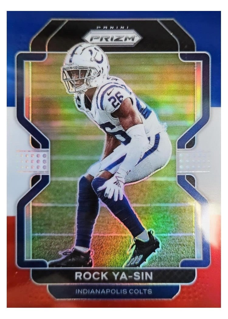 2021 Panini Prizm Base Set Rock Ya-Sin #28 card