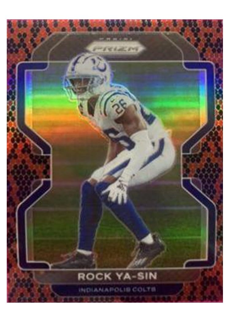 2021 Panini Prizm Base Set Rock Ya-Sin Snakeskin Prizm #28