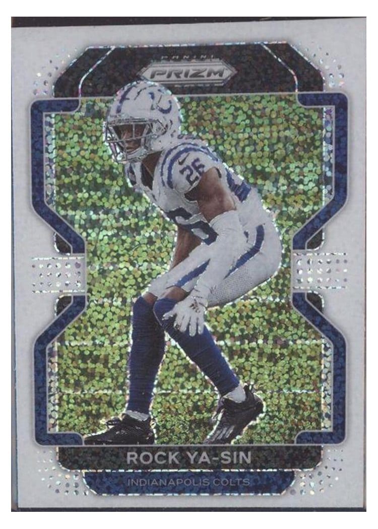 2021 Panini Prizm Base Set Rock Ya-Sin White Sparkle Prizm #28