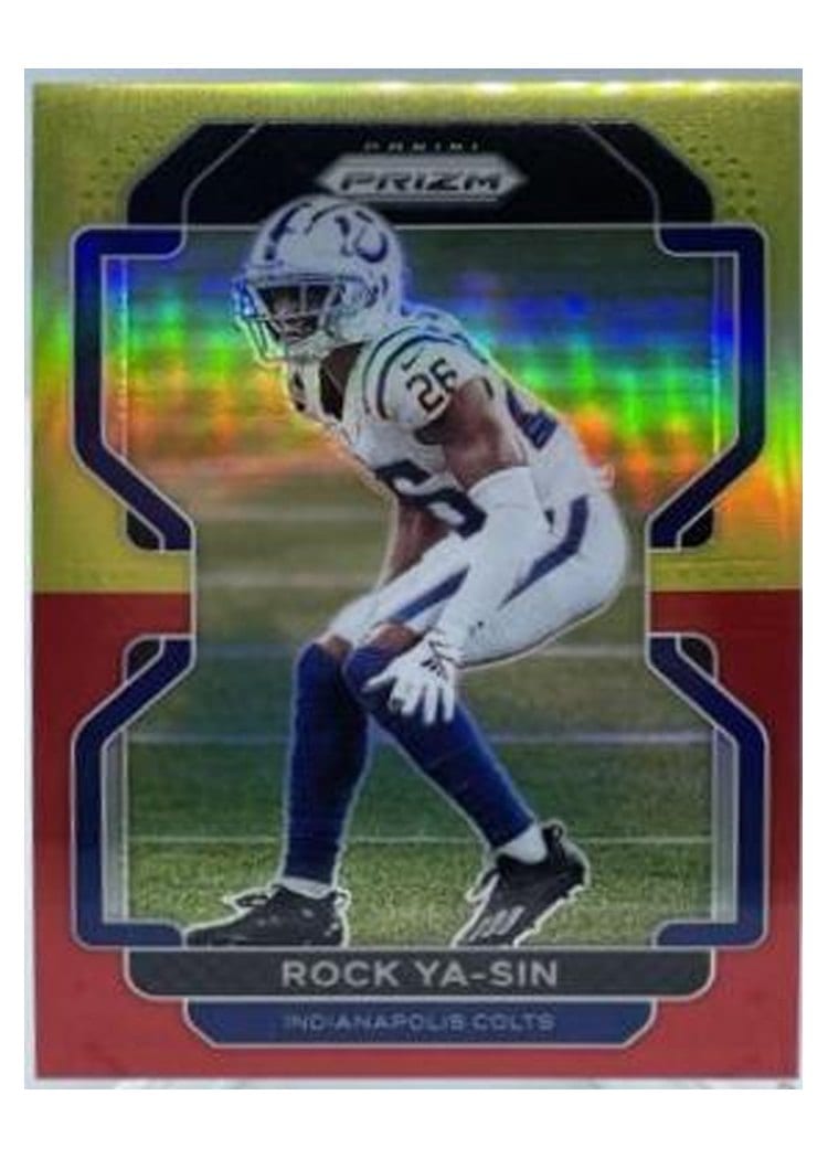 2021 Panini Prizm Base Set Rock Ya-Sin Yellow Red Prizm #28