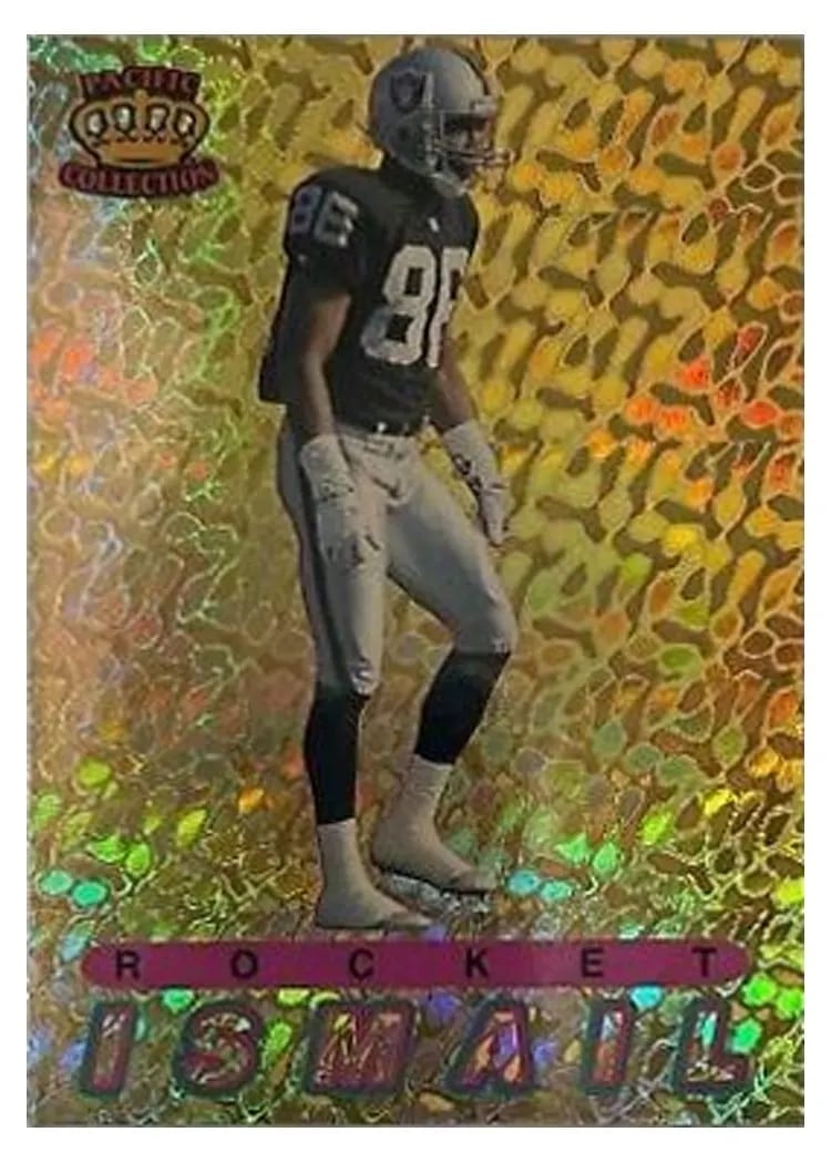 1994 Pacific Prisms Rocket Ismail Gold #57 card