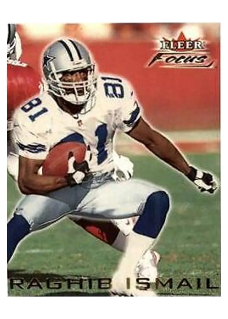 2000 Fleer Focus Rocket Ismail #8 card