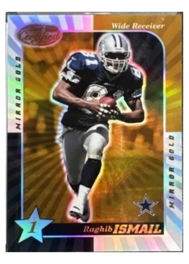 2000 Leaf Certified Rocket Ismail #37 card