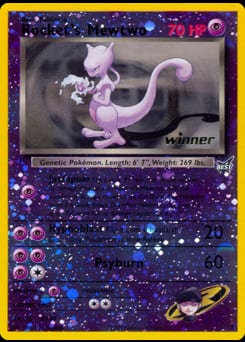 2002 Best of Game Rocket's Mewtwo #8 card