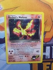 Rocket's Moltres Gym Heroes card