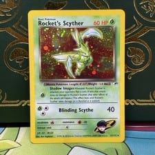 Rocket's Scyther Gym Heroes card