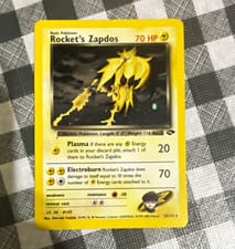 Rocket's Zapdos Gym Challenge card