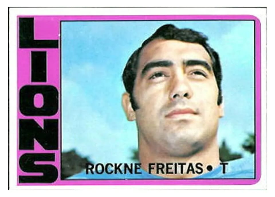 1972 Topps Rockne Freitas #94 card
