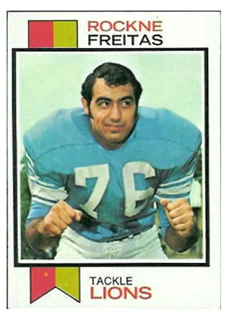 1973 Topps Rockne Freitas #351 card