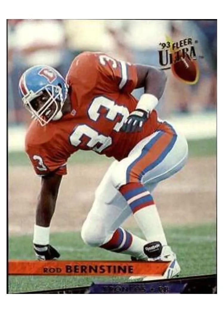 1993 Ultra Rod Bernstine #107 card