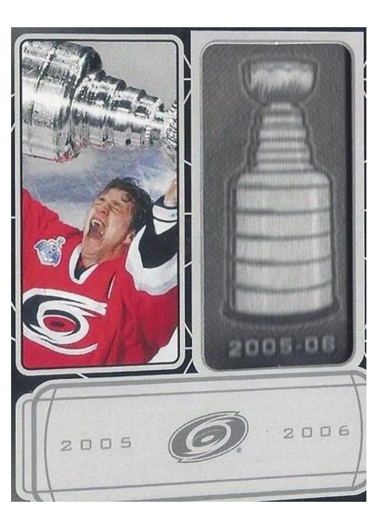 2022 Upper Deck Black Diamond Cup Winners Patches Rod Brind'Amour #CW-RB card