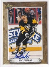 2024-25 Upper Deck Engrained Icons Beehive Portrait Signatures Rod Buskas #BH-RB card