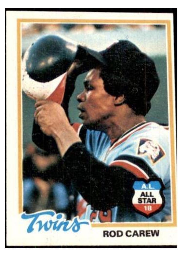 1978 Topps Rod Carew #580 card