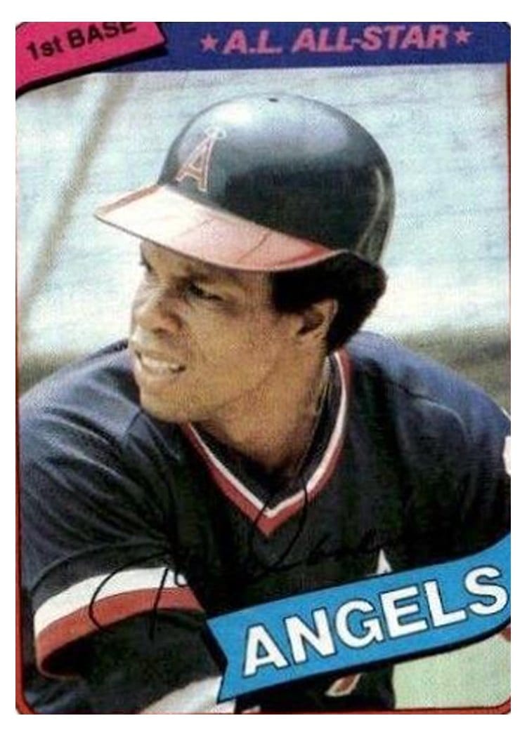 1980 Topps Rod Carew #700 card