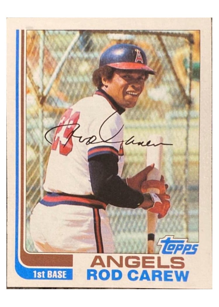 1982 Topps Rod Carew #500 card