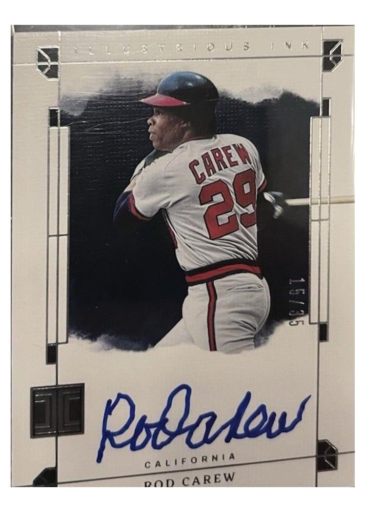 2024 Panini Impeccable Illustrious Ink Rod Carew #II-RC