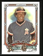 2025 Topps Allen & Ginter Uniform Countdown (Minis) Rod Carew #UC-29 card
