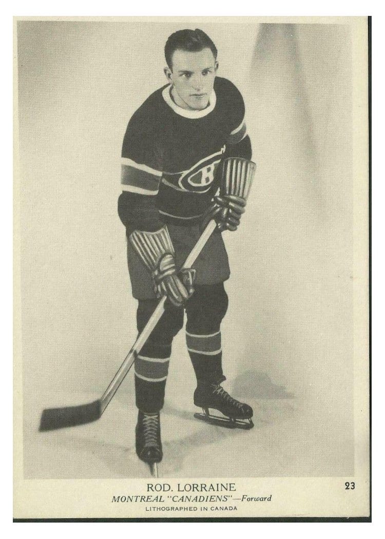 1939 O-Pee-Chee V301-1 Rod Lorraine #23 card