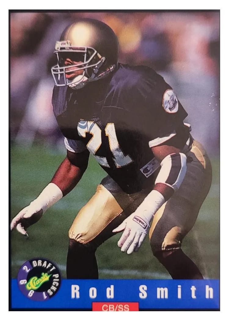 1992 Classic Draft Picks Rod Smith #84 card