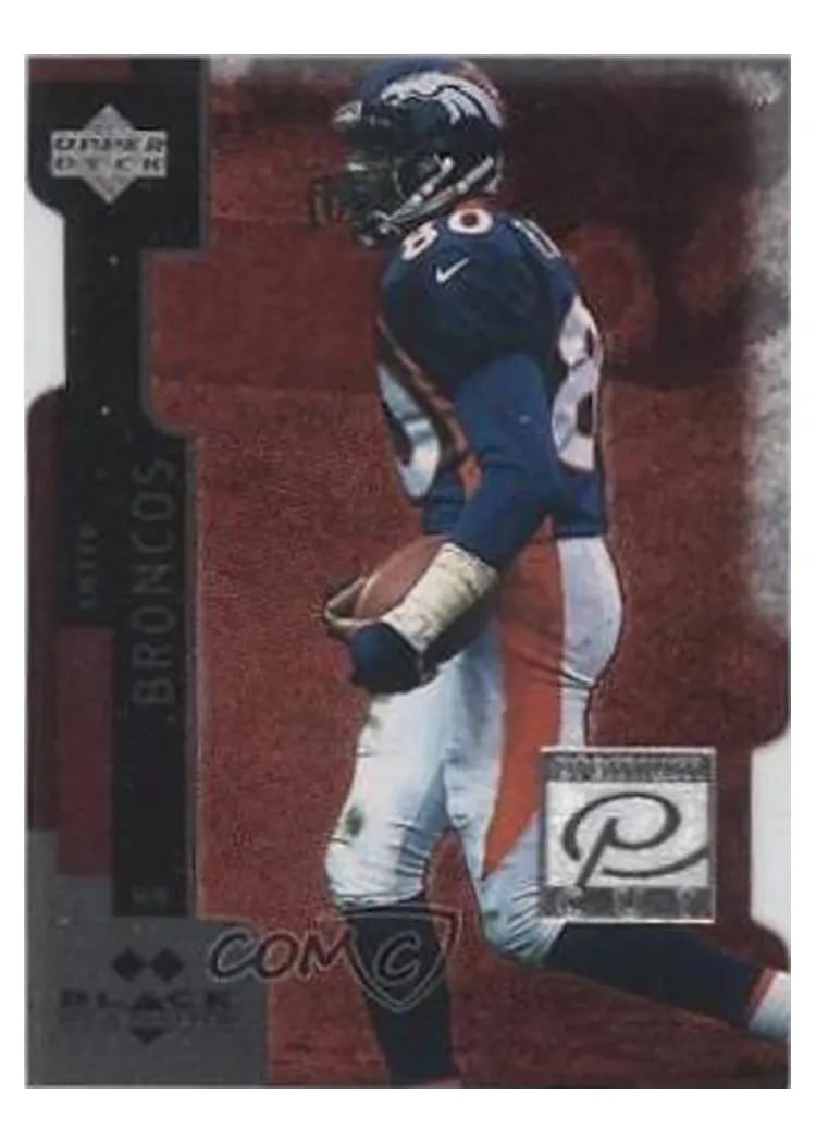 1998 Upper Deck Black Diamond Premium Cut Rod Smith #PC20 card