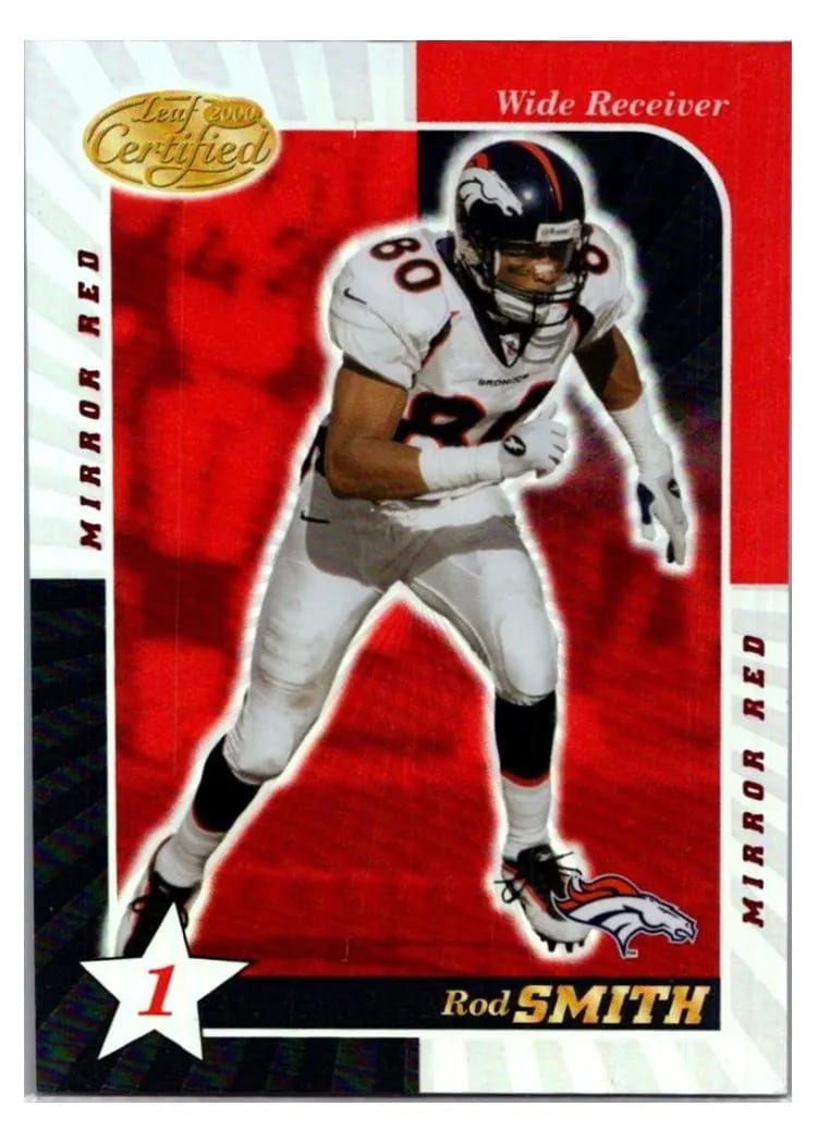 2000 Leaf Certified Rod Smith #39 card