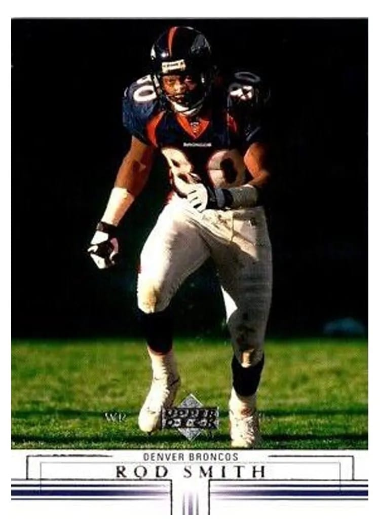 2001 Upper Deck Rod Smith #55 card