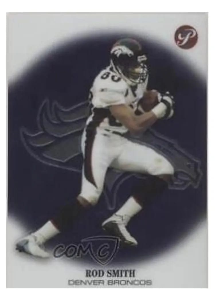 2002 Topps Pristine Rod Smith #4 card