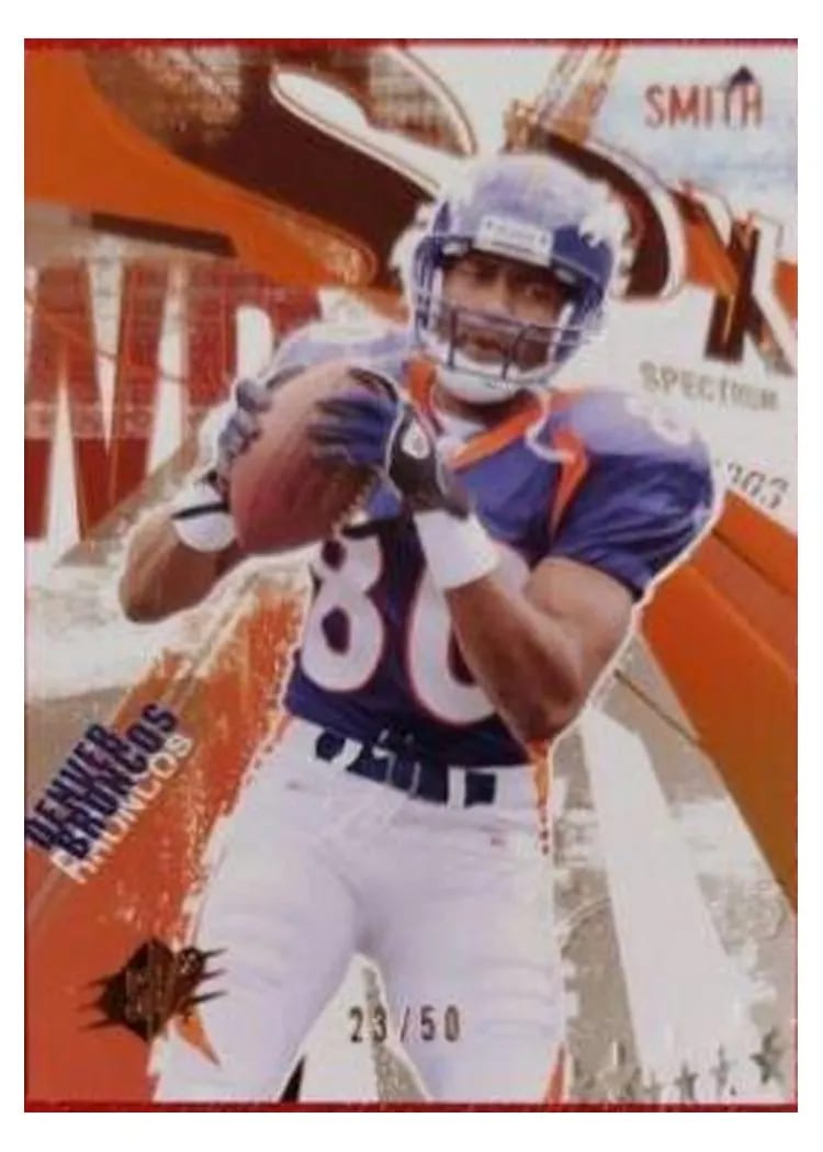 2003 Spx Rod Smith #57 card