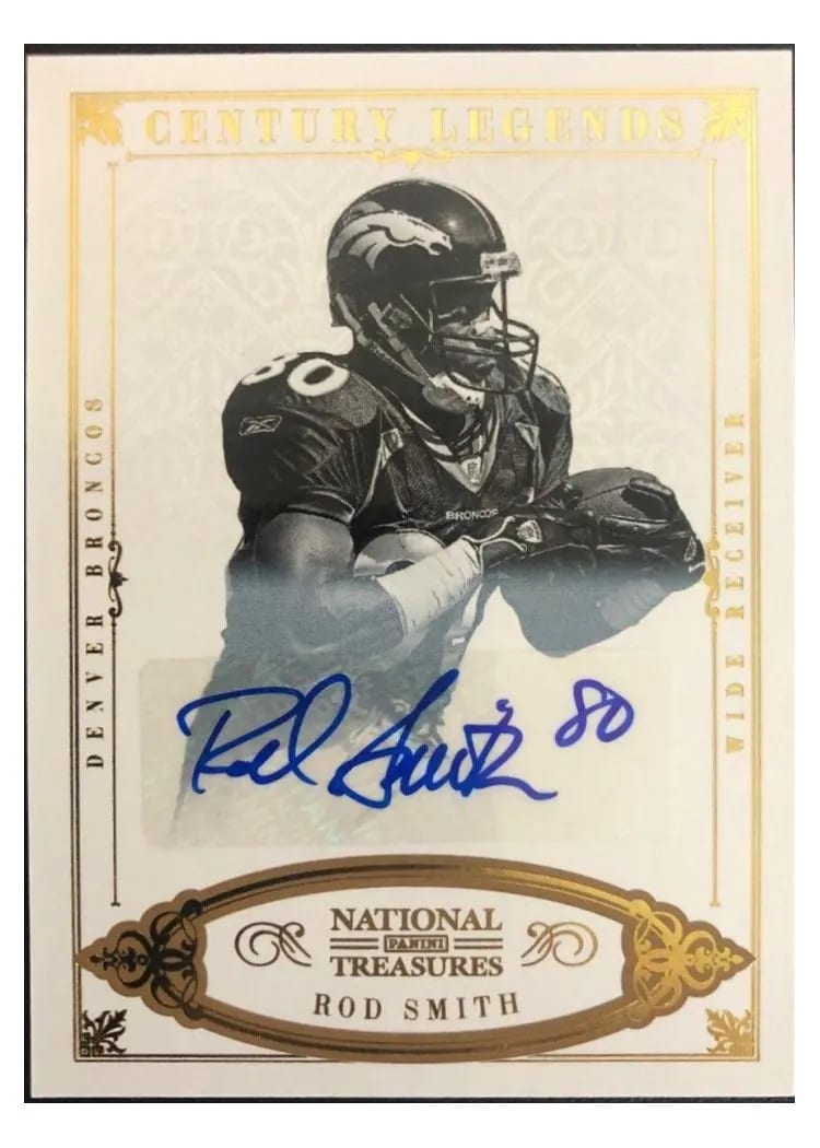 2012 Panini National Treasures Rod Smith #182 card