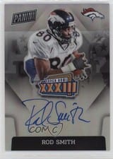 2023 Donruss Super Bowl Signatures Prizm Rod Smith #SBXXXIII-RS card