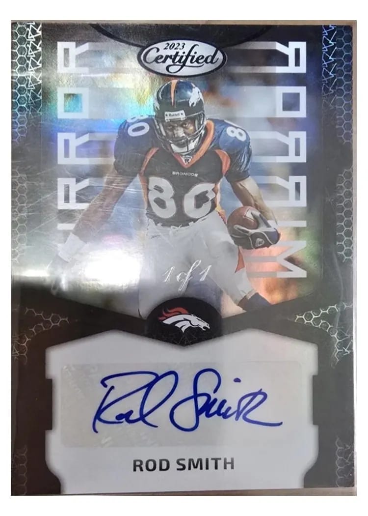 2023 Panini Certified Mirror Signatures Rod Smith #MS21 card