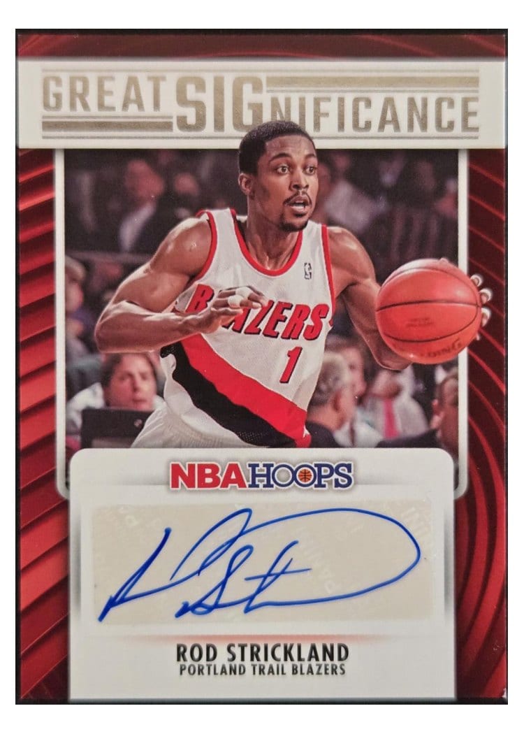2023-24 Hoops Great SIGnificance Rod Strickland #GS-ROD card