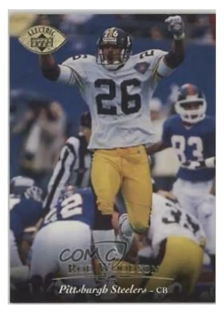 1995 Upper Deck Rod Woodson Electric Gold #277 card