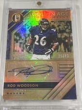 2020 Panini Gold Standard Golden Age Autographs Rod Woodson #19 card