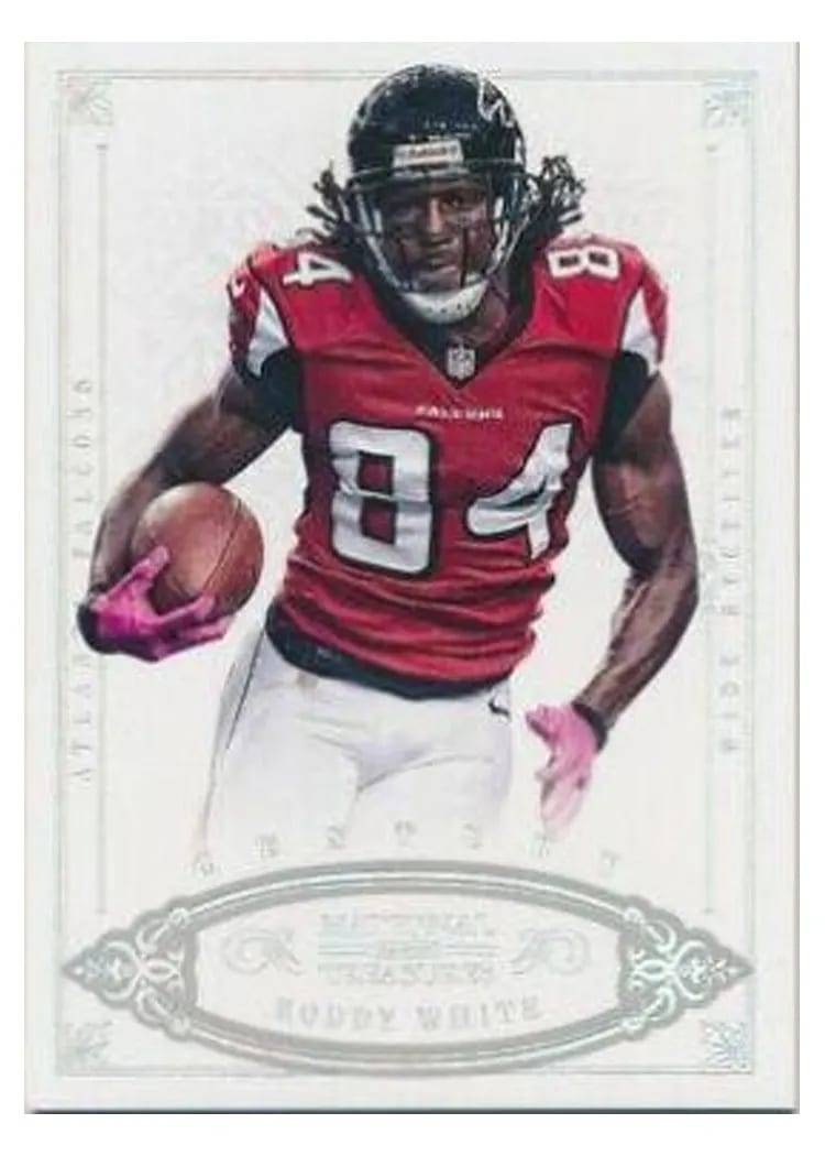 2012 Panini National Treasures Roddy White #18 card