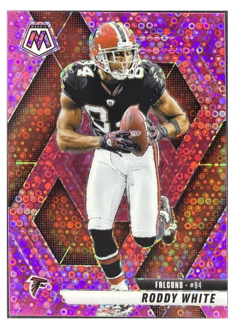 2025 Panini Mosaic Base Set Roddy White No Huddle Pink #21