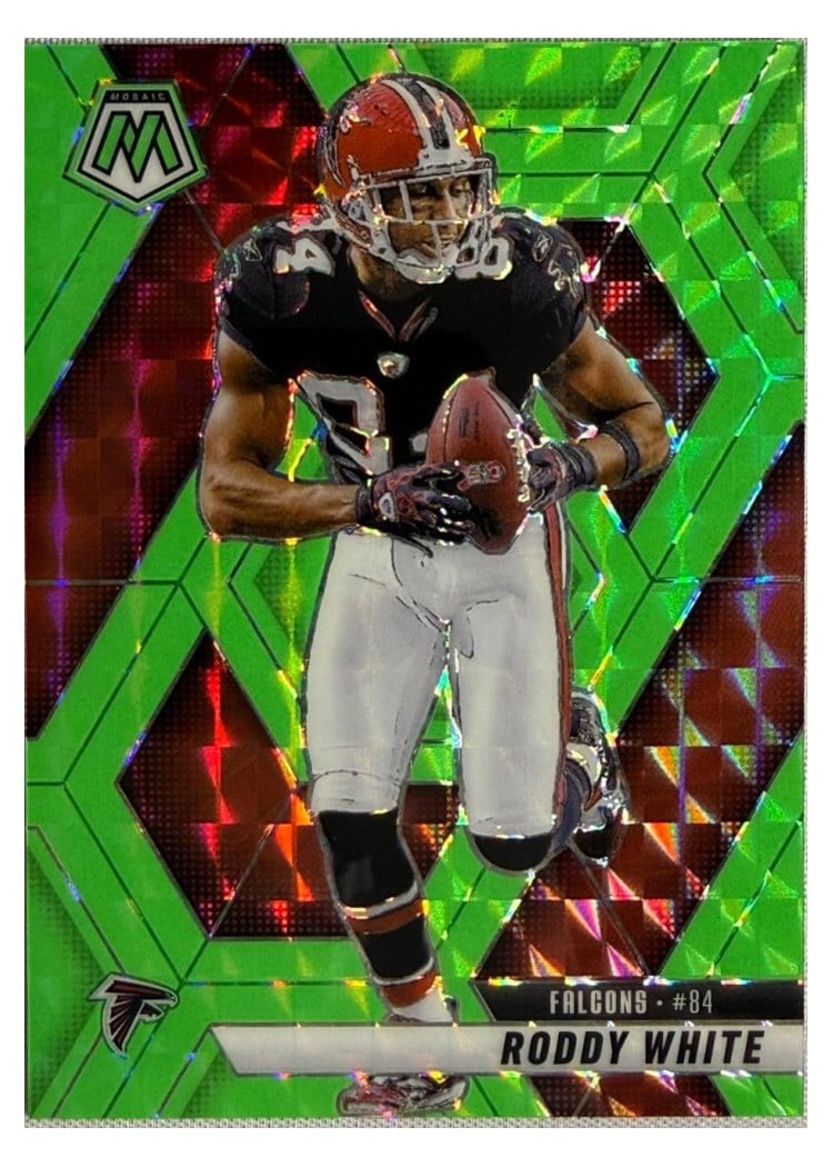 2025 Panini Mosaic Base Set Roddy White Green Fluorescent #21