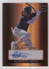2024 Leaf Electrum Baseball Base Autograph Roderick Arias #BA-RA2 card