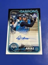 2024 Topps Pro Debut Autographs Roderick Arias #PD-80 card